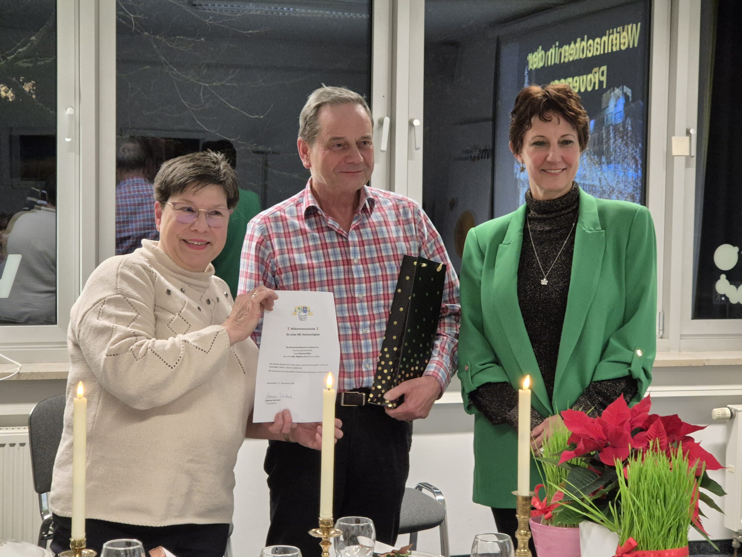 Wir begrüßen unser 200. Mitglied!